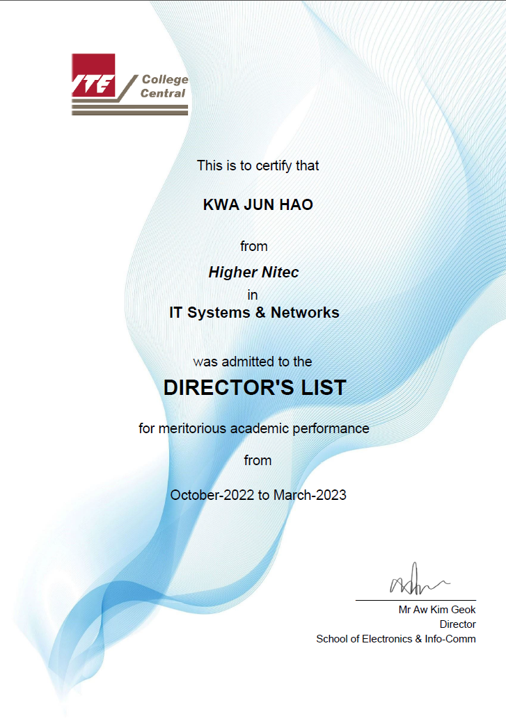 Director's List ITE
